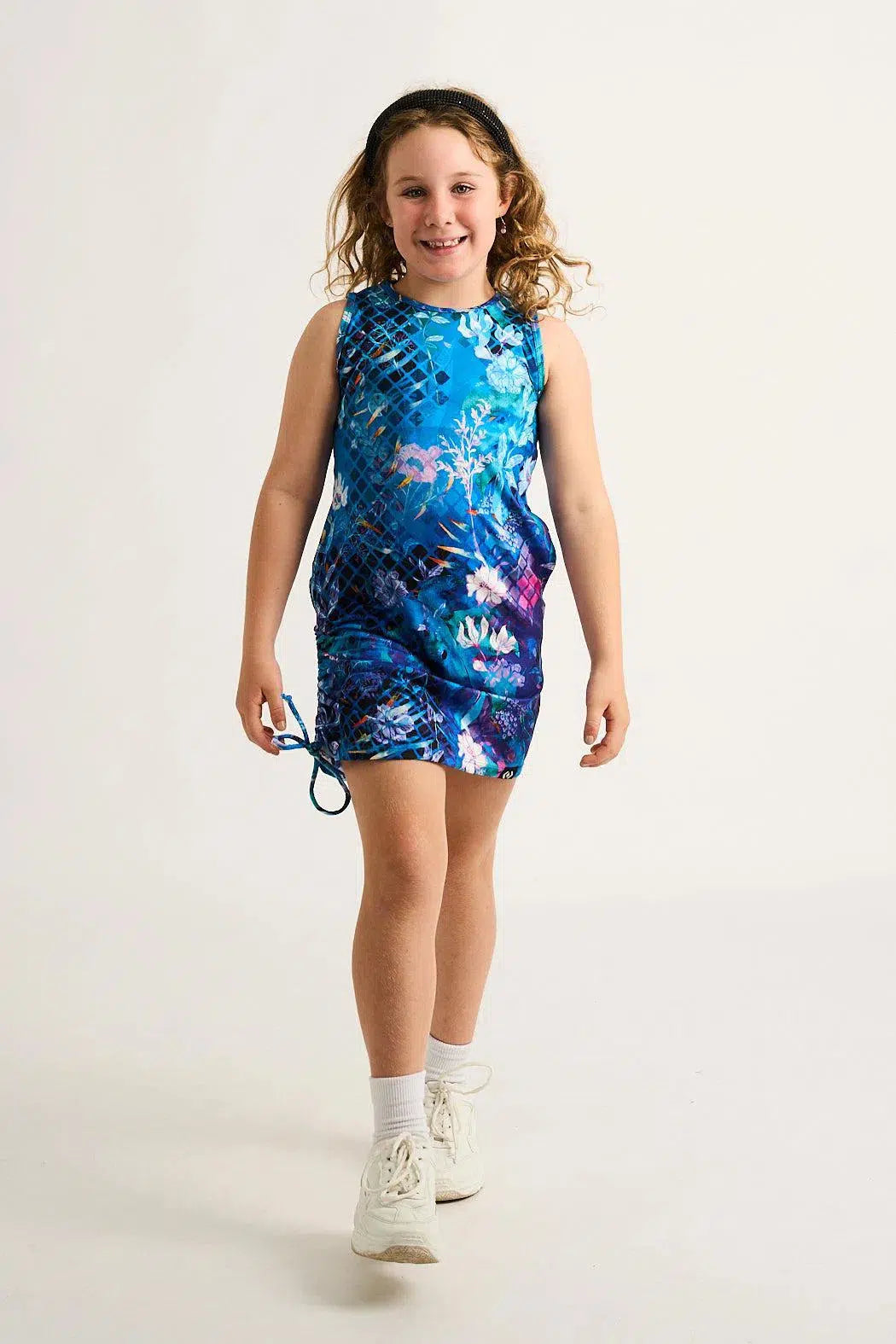 Soft To Touch Kids Lazy Girl Dress Tank - Mermaid Mafia-Activewear-Exoticathletica