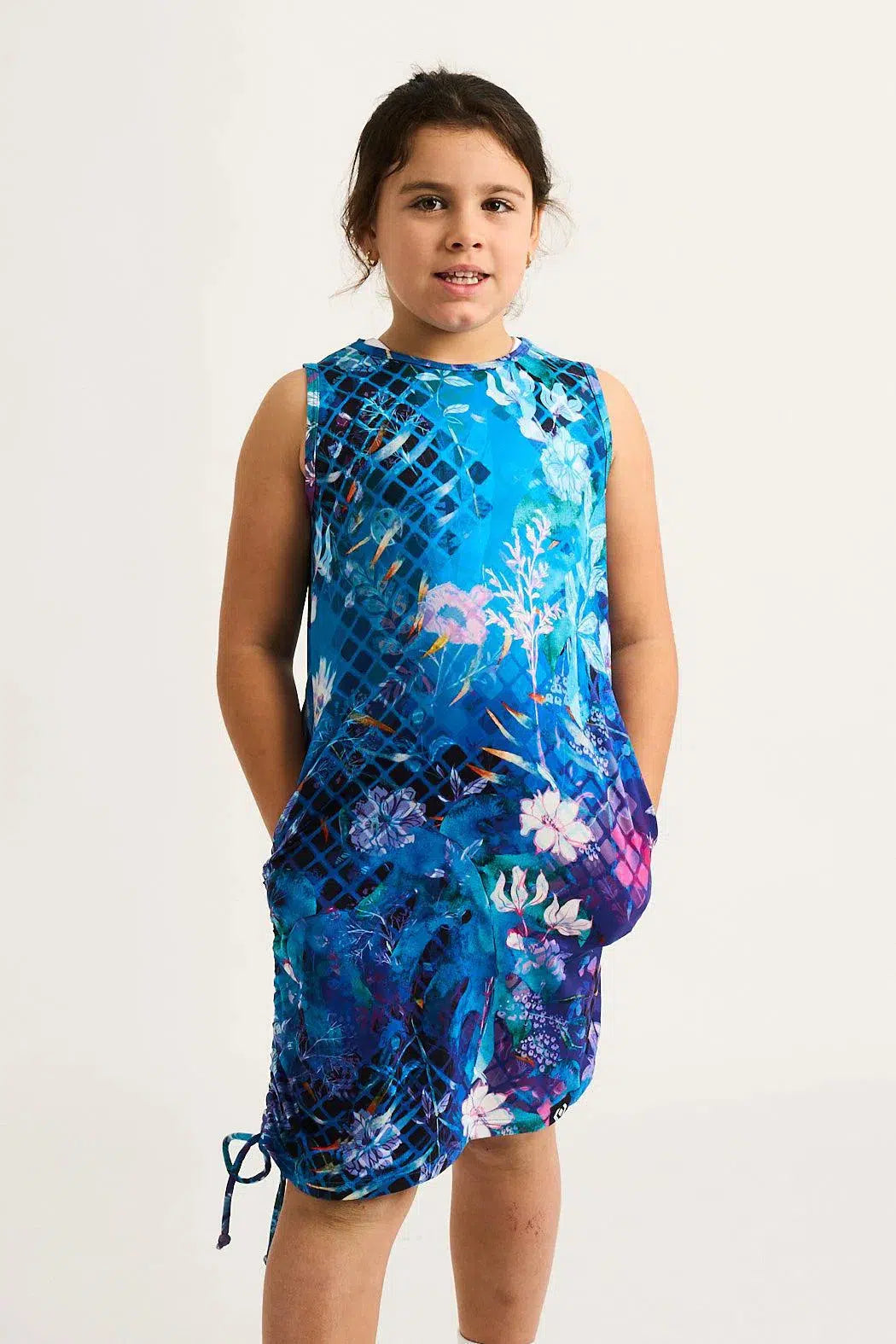 Soft To Touch Kids Lazy Girl Dress Tank - Mermaid Mafia-Activewear-Exoticathletica