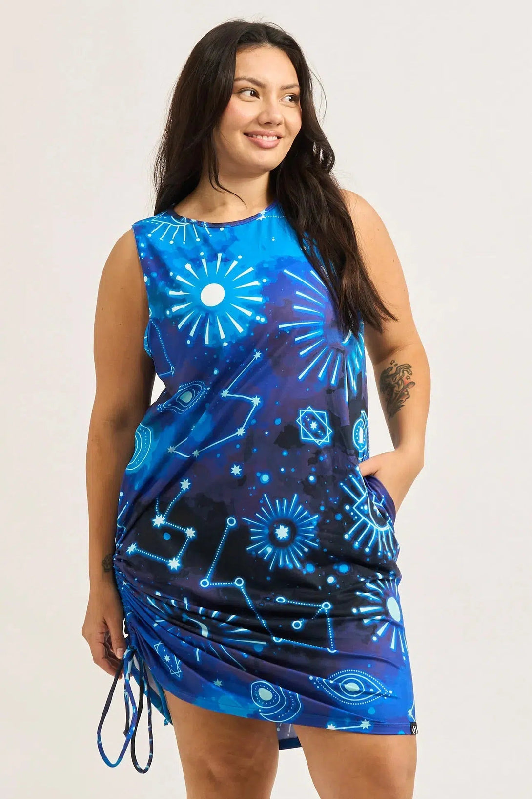 Soft To Touch Lazy Girl Dress Tank - Imagine Nation-Activewear-Exoticathletica