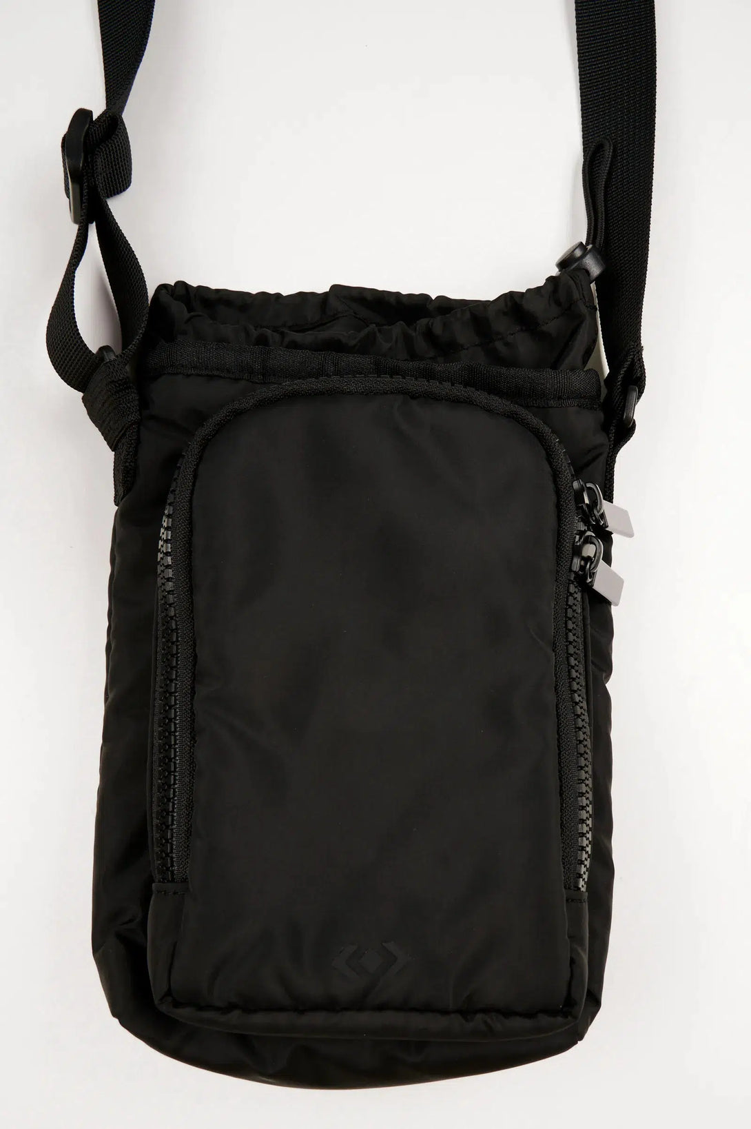 Water Bottle & Phone Holder Bag - Black-Activewear-Exoticathletica