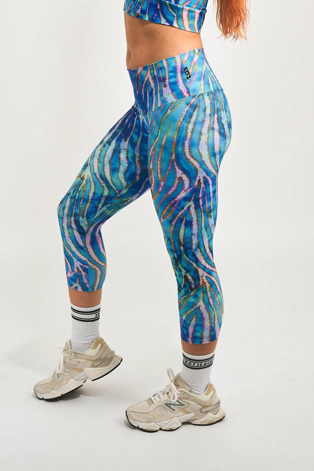 Water Horse Performance - High Waisted Capri Leggings-Activewear-Exoticathletica