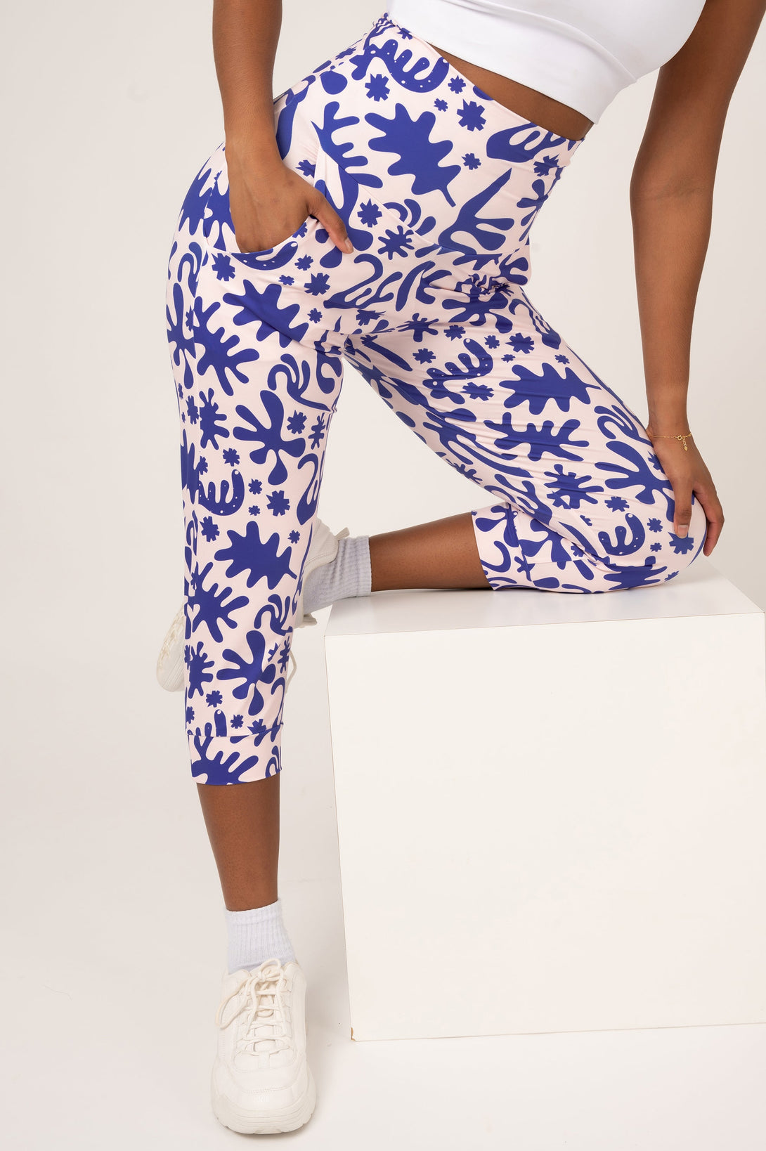 Whatever Soft To Touch - Jogger Capris W/ Pockets-Activewear-Exoticathletica