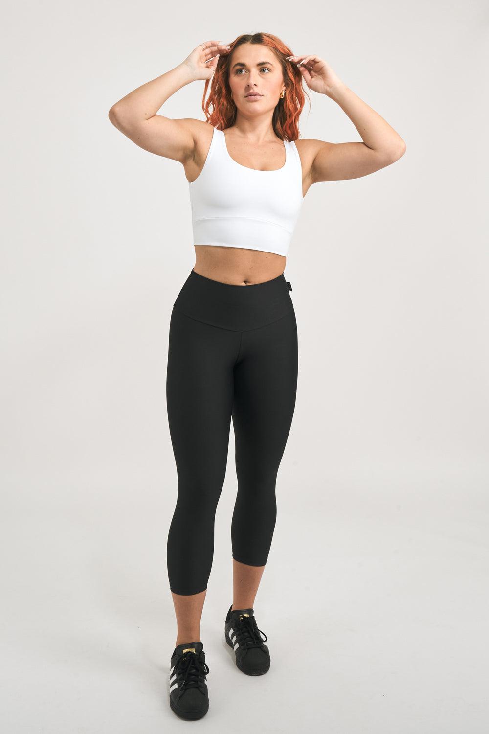 White | Body Contouring | Scoop Neck | Comfort Crop Top – Exoticathletica