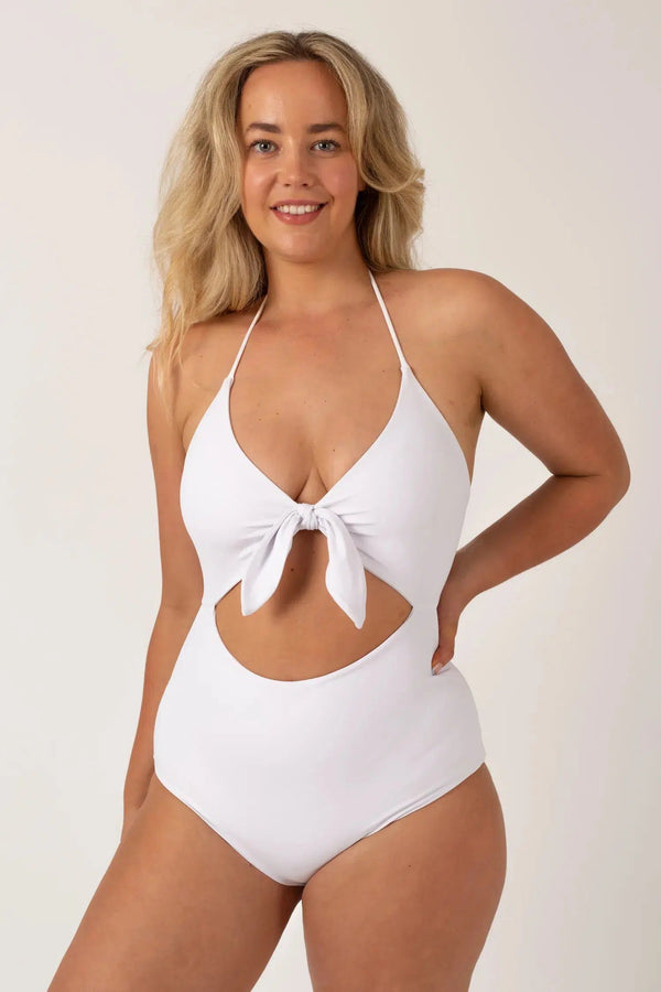 White Silky - Reversible Bralette One Piece W/ Extra Coverage Bottoms-9358328362470-Activewear-Exoticathletica