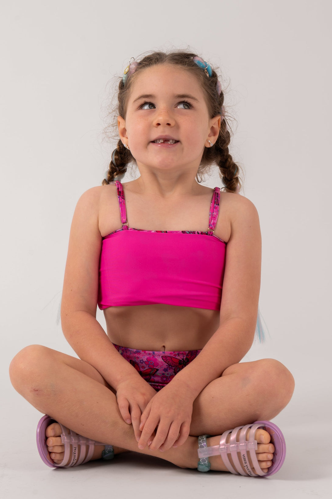 Wing Girl Silky - Kids Adjustable Bikini Top-Activewear-Exoticathletica