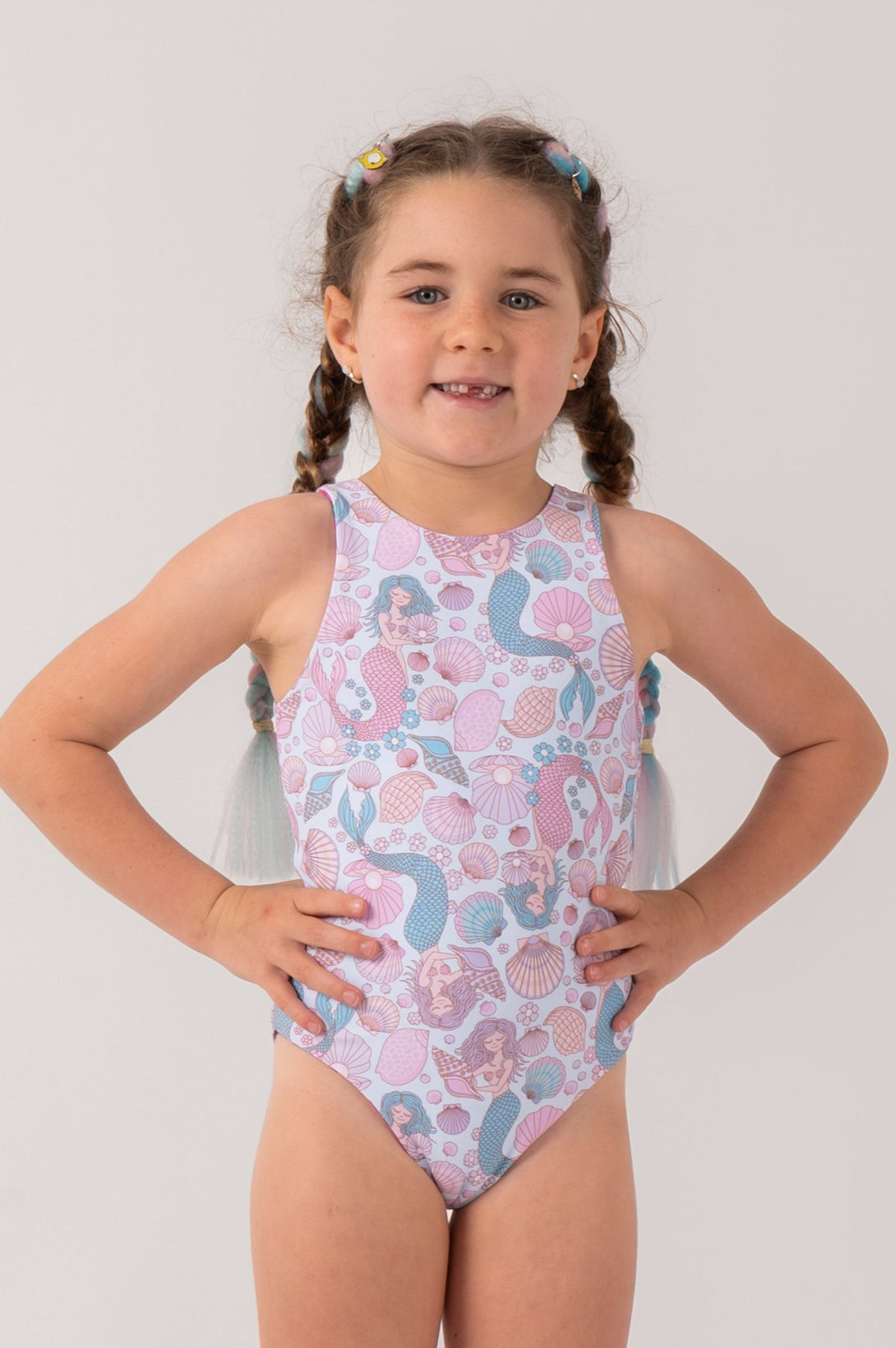 Wing Girl Silky - Kids Reversible One Piece-Activewear-Exoticathletica